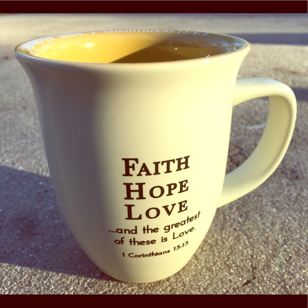 Faith Hope Love Gift Mug